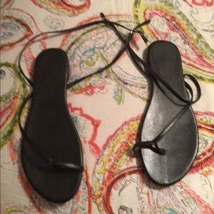 Black sandals Sz.8